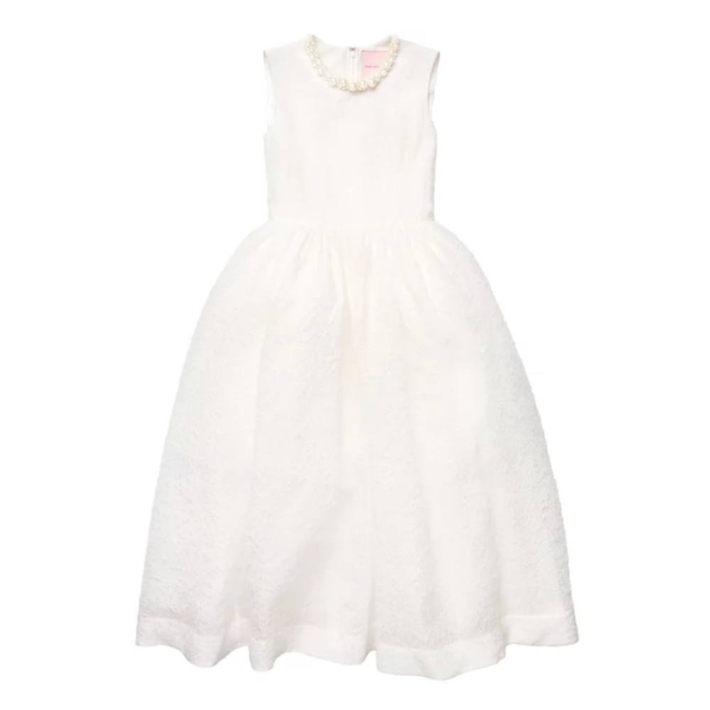 H&M x Simone Rocha Silk-Blend Cloqué Dress